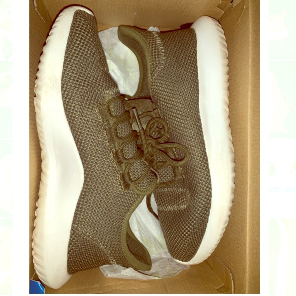 Adidas Tubular Shadow Olive Green & White